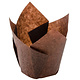 Brown Tulip Baking Cups, Set of 25