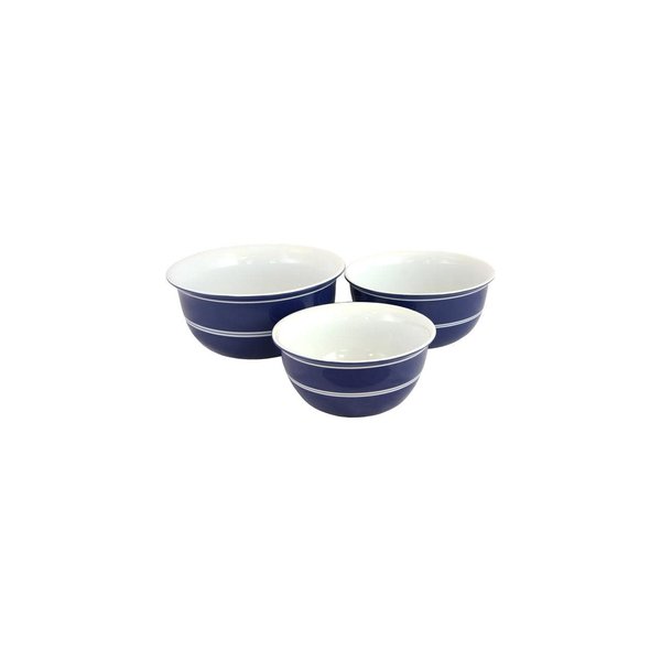 Gibson Just Dine Bistro Edge 3-Piece Nesting Bowl Set