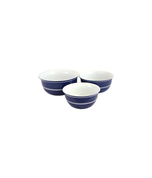 Gibson Home Gibson Just Dine Bistro Edge 3-Piece Nesting Bowl Set