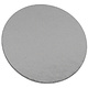 Carton laminé à gâteau rond 8" - Argent