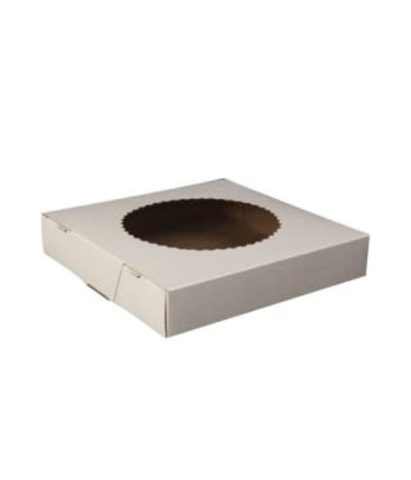 Vincent Sélection Boîte à tarte avec fenêtre 8" x 8" x 1,5"