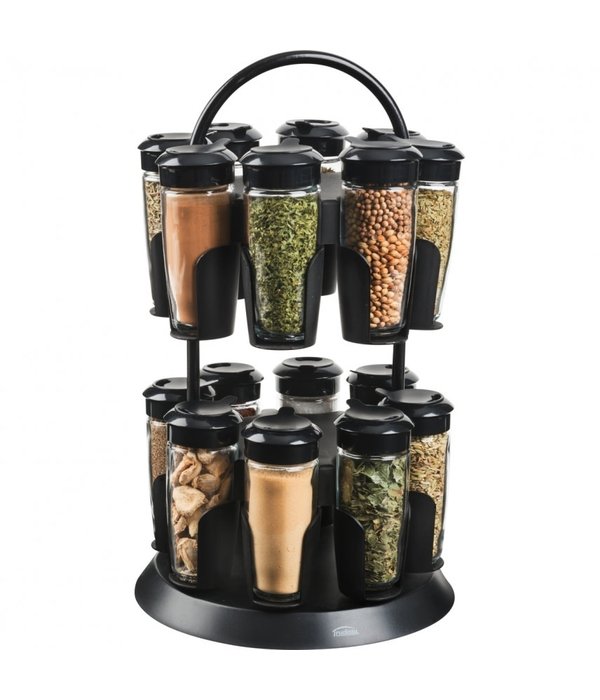 TRUDEAU 16 BOTTLE TOWER SPICE CAROUSEL Ares Kitchen and Baking