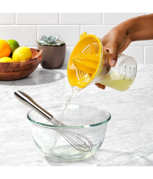 Presse-agrumes Manuel En Acier Inoxydable - Pour Citrons, Oranges, Pamplemousses - Récipient 400ml - Passe Lave-vaisselle