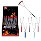 FOURCHE POUR BARBECUE TÉLESCOPIQUE, ASST, 25 PCS de Olympia