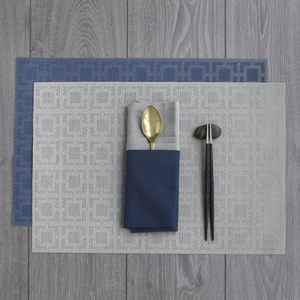 Harman Squares Vinyl Blue Placemat