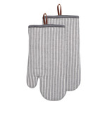 Harman Harman Oven Mitts Chambray, grey, SET OF 2