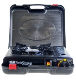 OLYMPIA - PORTABLE BUTANE STOVE, BLACK