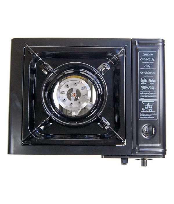 OLYMPIA - PORTABLE BUTANE STOVE, BLACK