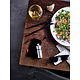 Peugeot Compact Pepper Mill in Stainless Steel with a protective felt sleeve, 10 cm