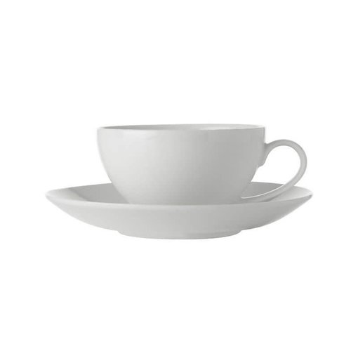 Maxwell & Williams Maxwell & Williams White Basics Coupe Cup & Saucer 200ML