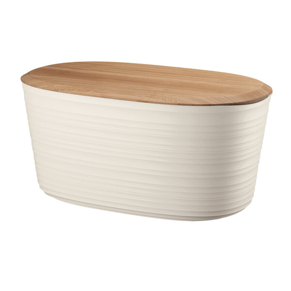 Boîte à pain "Tierra" Blanc Lait de Guzzini