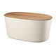 Guzzini Bread Bin "Tierra" Milk White