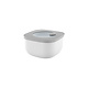 Guzzini STORE&MORE - Shallow airtight fridge/freezer/microwave containers, S, Dark Grey