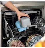 Guzzini Guzzini STORE&MORE - Deep airtight fridge/freezer/microwave containers, S, dark grey