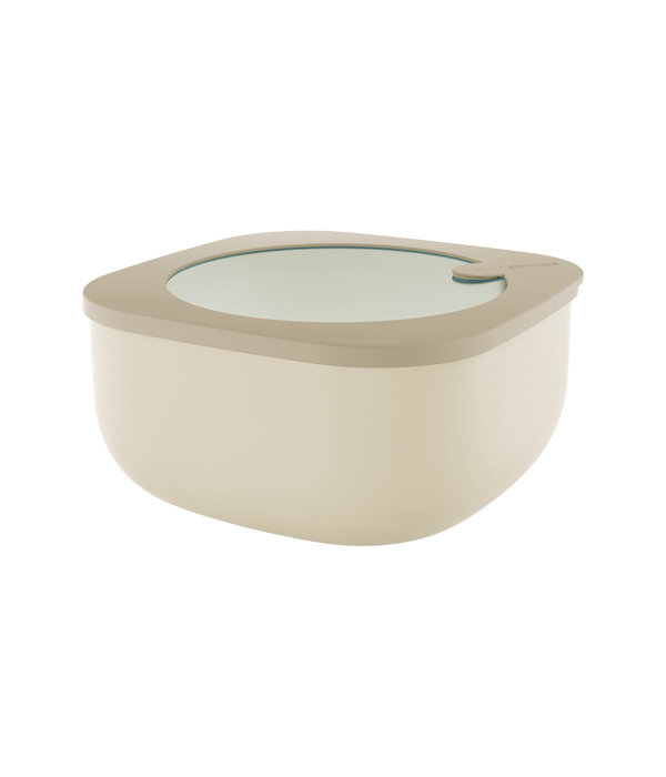 Guzzini Guzzini STORE&MORE - Shallow airtight fridge/freezer/microwave containers, L, clay