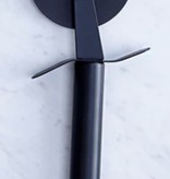 Coupe-pizza acier inox noir de Safdie Gourmet