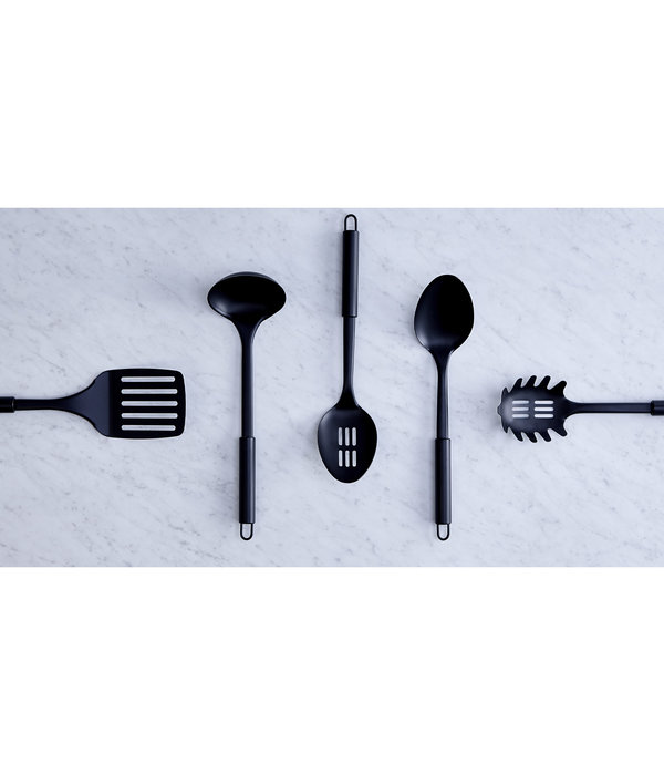 Louche acier inox noir de Safdie Gourmet