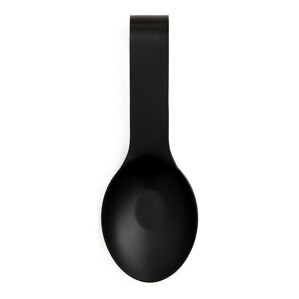 Safdie Gourmet Black stainless steel spoon rest