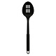 Cuillère trouée acier inox noir de Safdie Gourmet