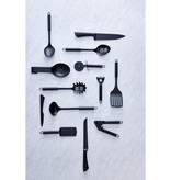 Louche acier inox noir de Safdie Gourmet