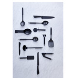 Louche acier inox noir de Safdie Gourmet