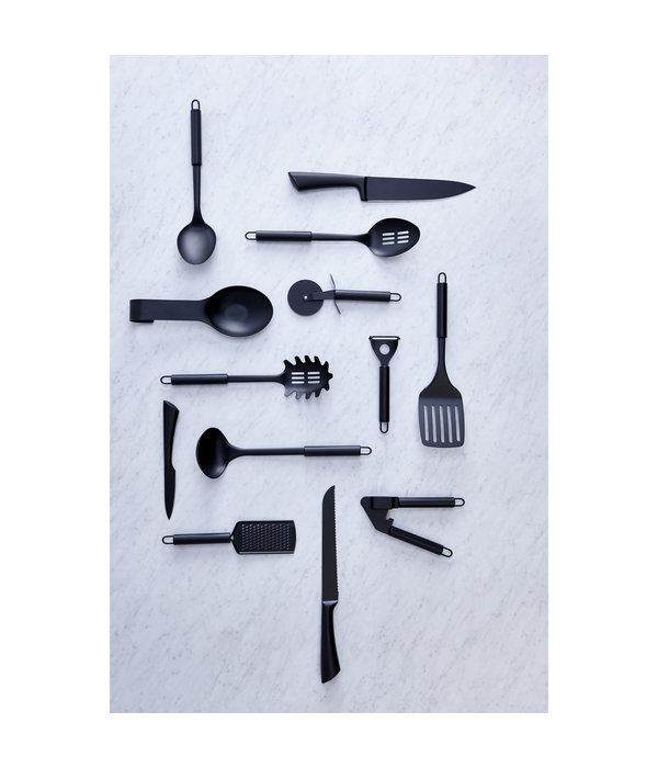 Louche acier inox noir de Safdie Gourmet