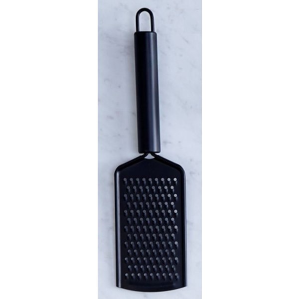 Stainless Steel Ergonomic Cheese Grater with Black Santoprene