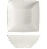 "Essentials" square bowl 16cm, white