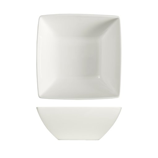"Essentials" square bowl 16cm, white