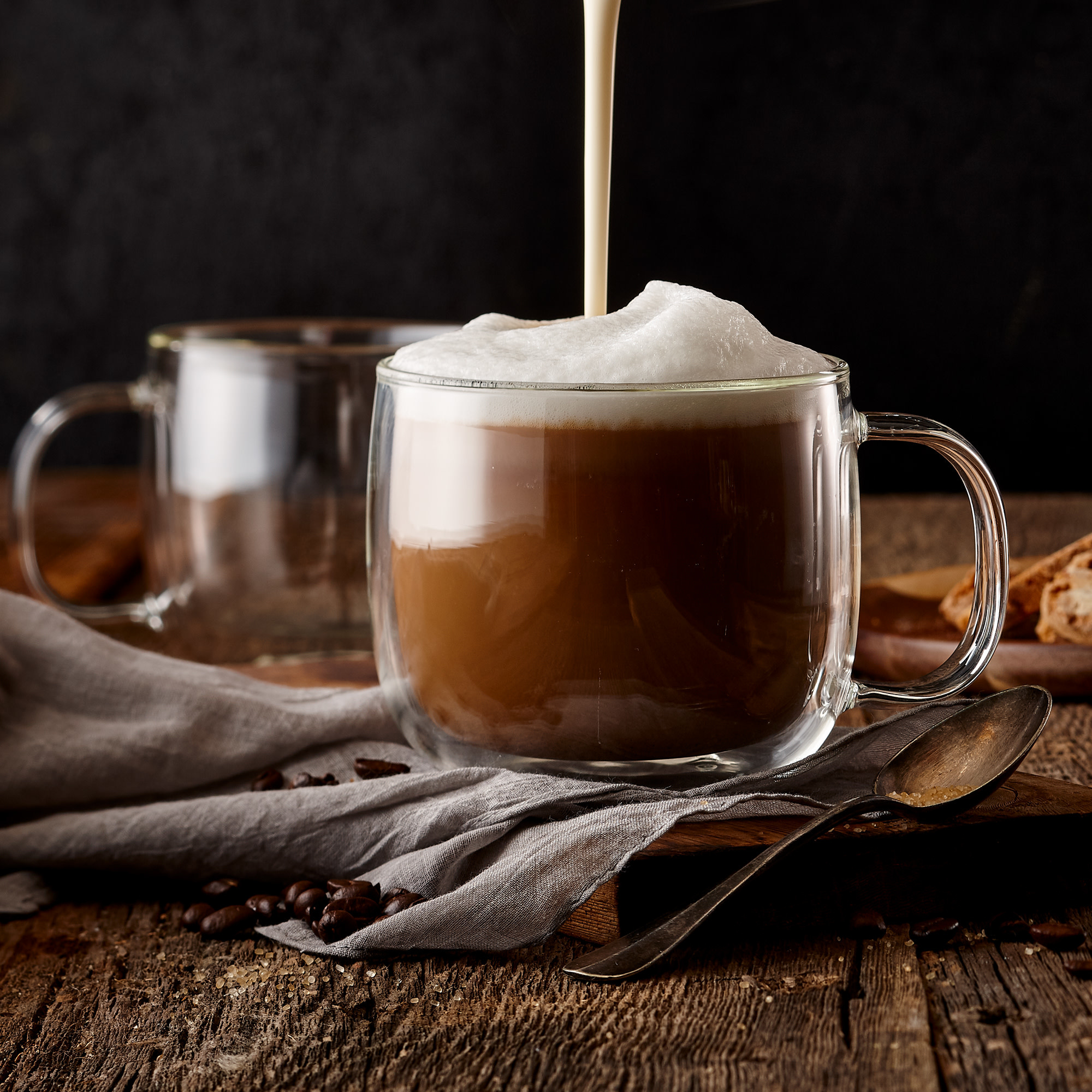 Tasse café Latte double paroi 475ml, ensemble de 2 de Barista+ - Ares  Accessoires de cuisine