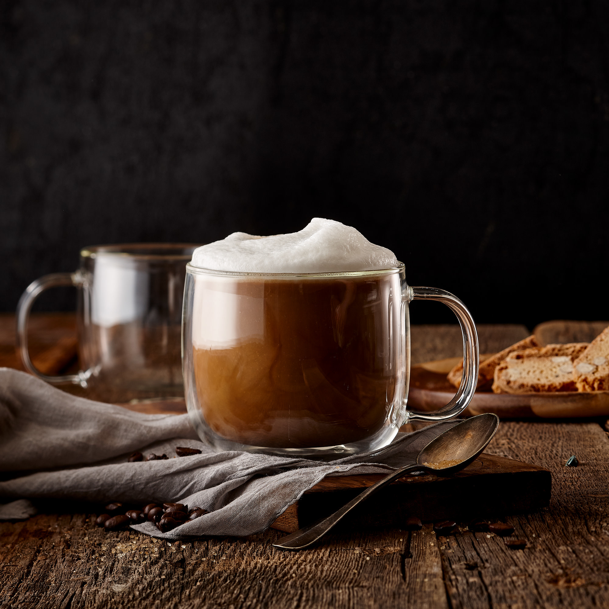 Tasse café Latte double paroi 475ml, ensemble de 2 de Barista+