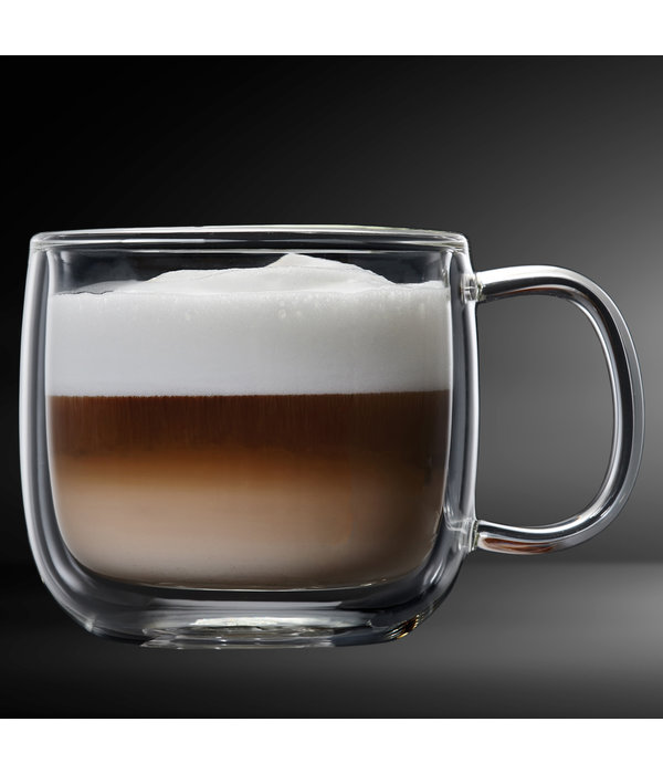 Barista+ Coffee Latte double-wall  cup 475ml, set of 2