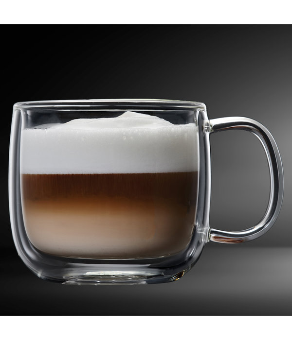 Tasse café Latte double paroi  475ml, ensemble de 2 de  Barista+