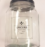 Gourmet glass jar 3.25L