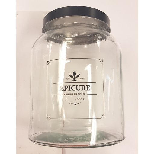 Bocal en verre 3.25L  "Gourmet"