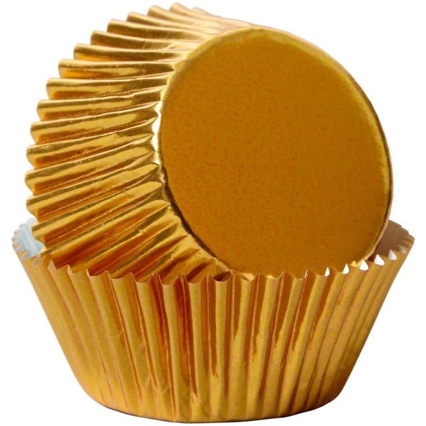 Wilton Gold Foil Cupcake Liners, 24-Count