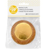 Wilton CAISSETTES EN PAPIER, 24 unités, or de Wilton