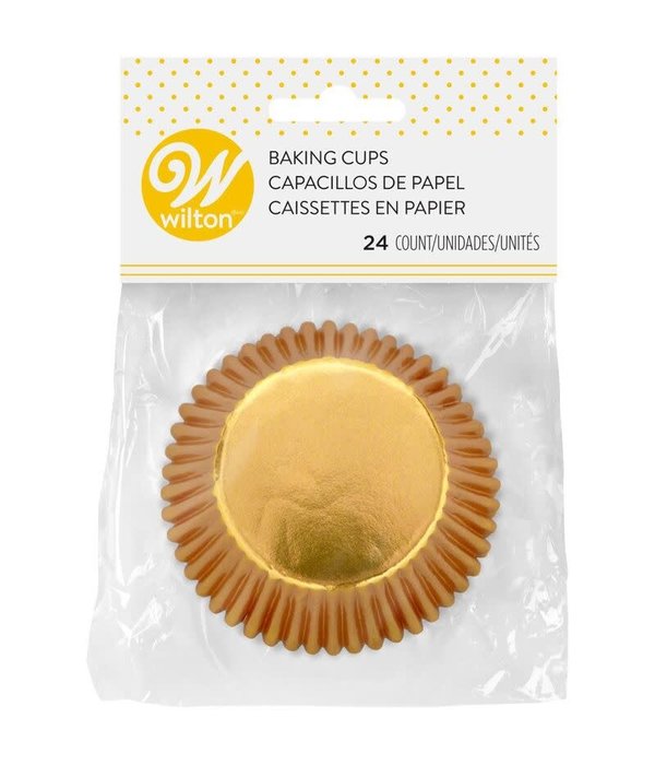 Wilton Wilton Gold Foil Cupcake Liners, 24-Count