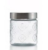 Alhambra Glass jar with metal lid 900ml