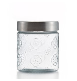 Alhambra Glass jar with metal lid 900ml