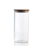 GLASS JAR WITH BAMBOO LID 1.4L
