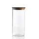 POT EN VERRE AVEC COUVERCLE EN BAMBOU 1.4L