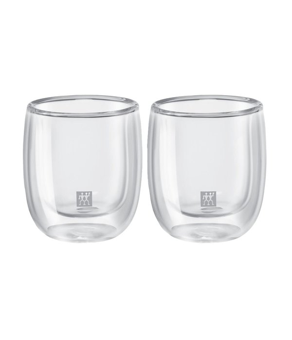 Zwilling Verres à double paroi Sorrento de Henckels, Ensemble de 2 80 ml