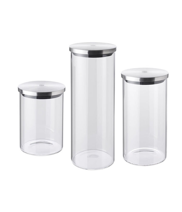 Zwilling ZWILLING STORAGE 3 PIECE GLASS STORAGE JARS, S,M,L