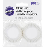 Wilton CAISSETTES EN PAPIER blanches, 100 unités de Wilton