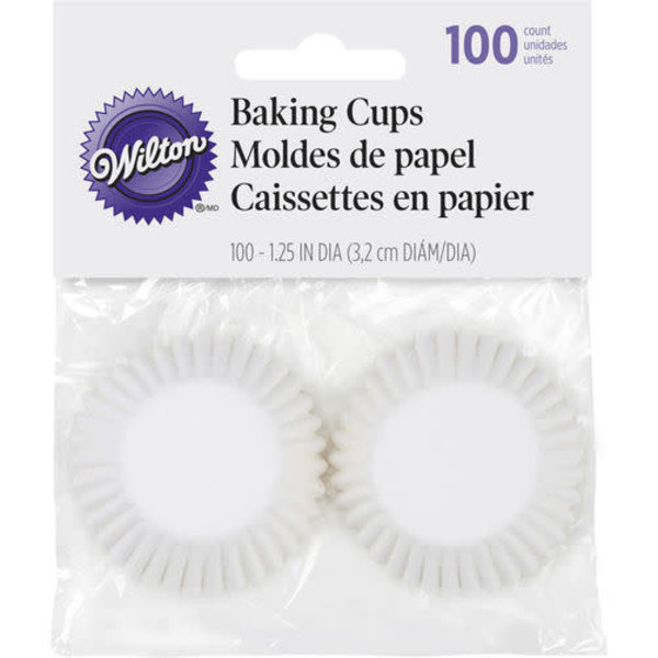 CAISSETTES EN PAPIER blanches, 100 unités de Wilton