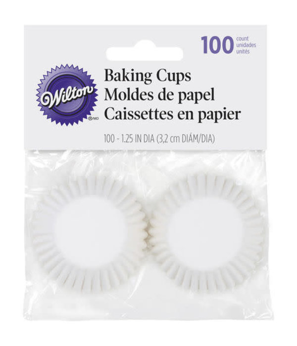 Wilton Wilton White Cupcake Liners, 100-count