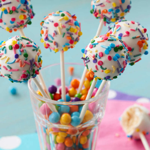 Wilton Bâtonnets à cake pop blancs de 4 pos, 50 unités de Wilton