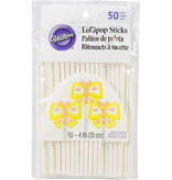 Wilton White 4-Inch Cake Pop Sticks, 50-Count