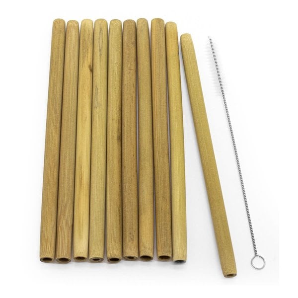 Pailles en Bambou de ECO par Starfrit Gourmet